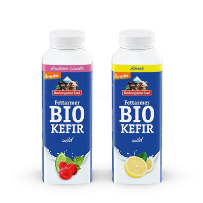 Produktfoto zu Duo Kefir Himbeer & Zitrone