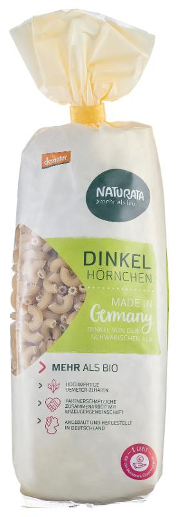 Produktfoto zu Hörnchen Dinkel hell