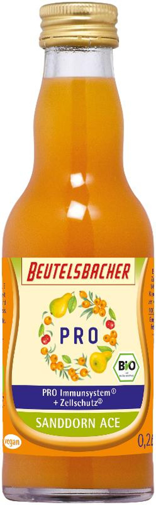 Produktfoto zu Sanddorn ACE Saft 0,2 l