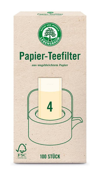 Produktfoto zu Papier-Teefilter Größe 4