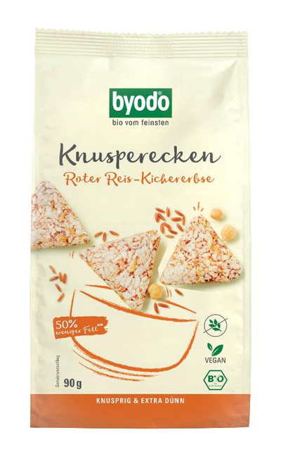 Produktfoto zu Knusperecken Roter Reis Kichererbse
