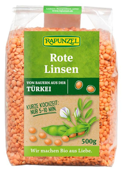 Produktfoto zu Linsen Rot