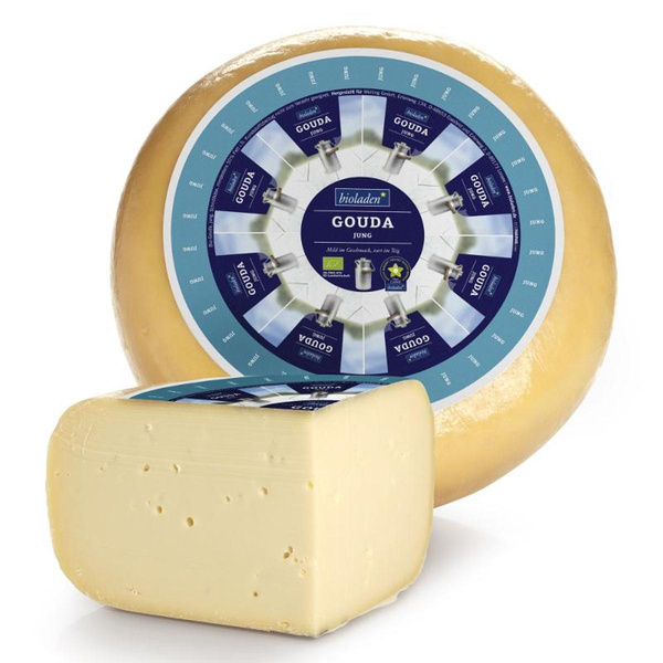 Produktfoto zu Gouda jung Bioladen in Scheiben