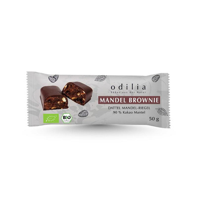 Produktfoto zu Mandel Brownie Dattelriegel