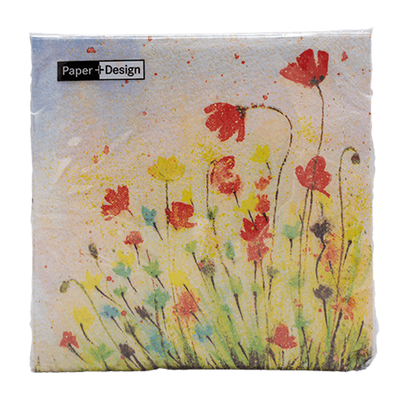 Produktfoto zu Lunchserviette Flourish Aurora