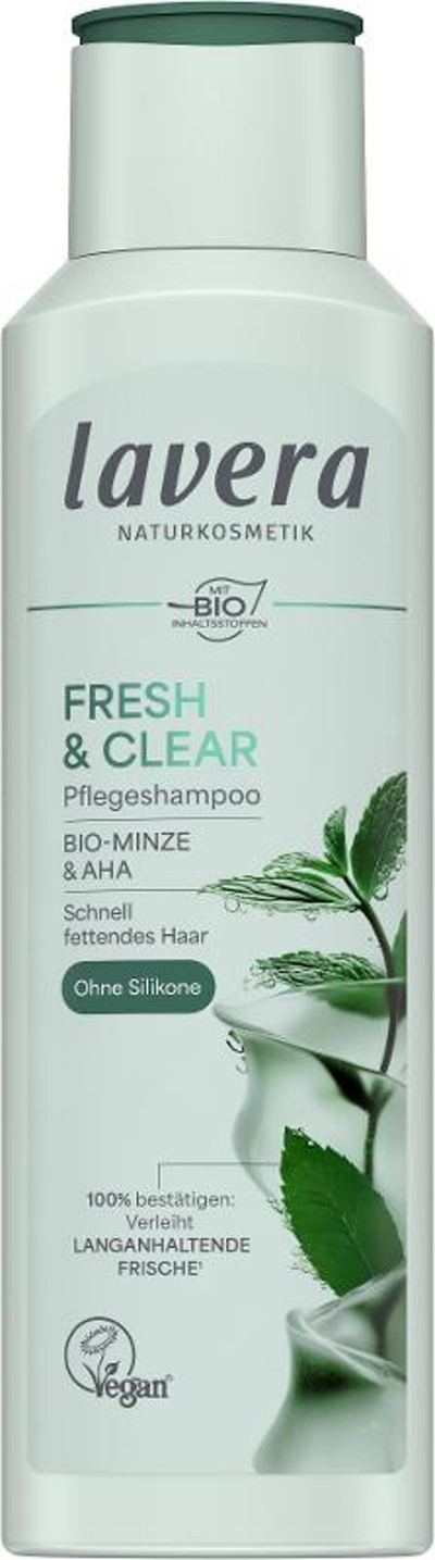 Produktfoto zu Shampoo Fresh & Clear mit Bio-Minze und AHA