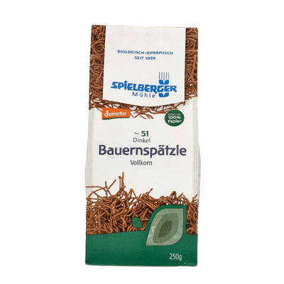 Produktfoto zu Bauernspätzle Dinkel-Vollkorn