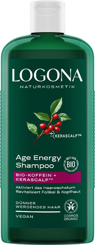 Produktfoto zu Age Energy Shampoo mit Bio Koffein + Kerascalp