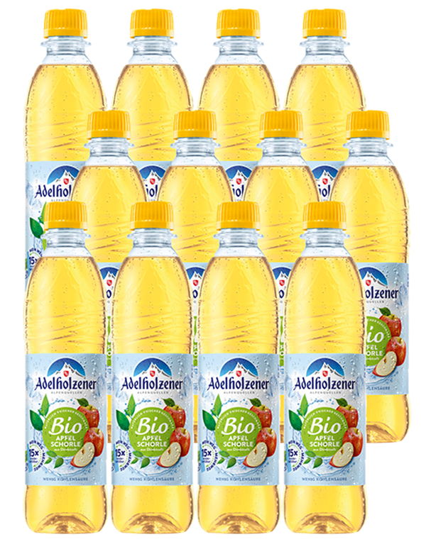 Produktfoto zu Adelholzener Apfelschorle Kasten