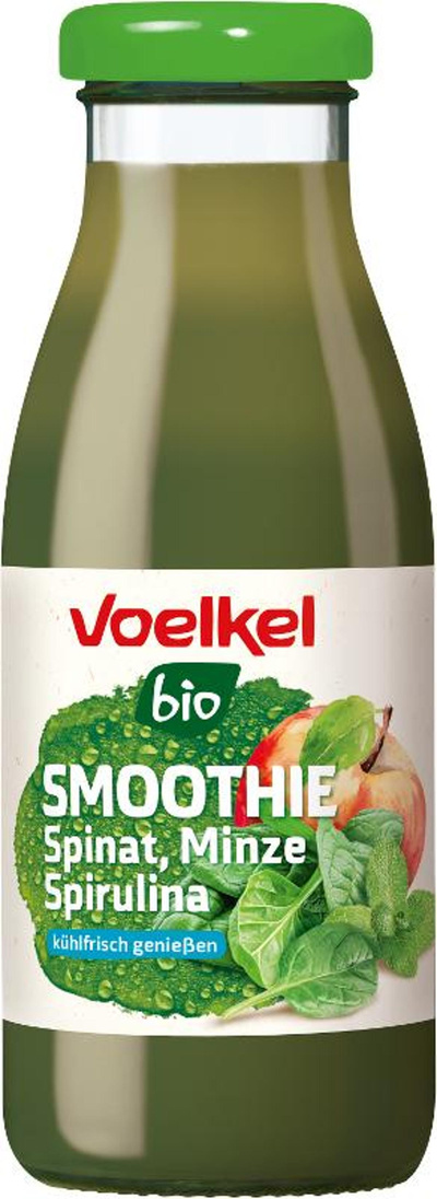 Produktfoto zu Smoothie mit Spinat-Minze 0,25 l