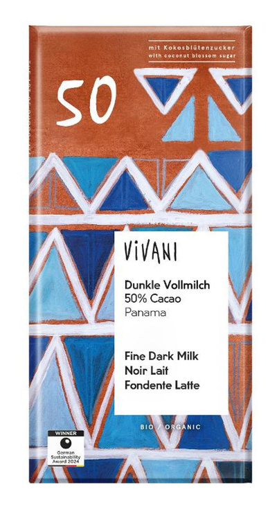 Produktfoto zu Schokolade Dunkle Vollmilch 50 %