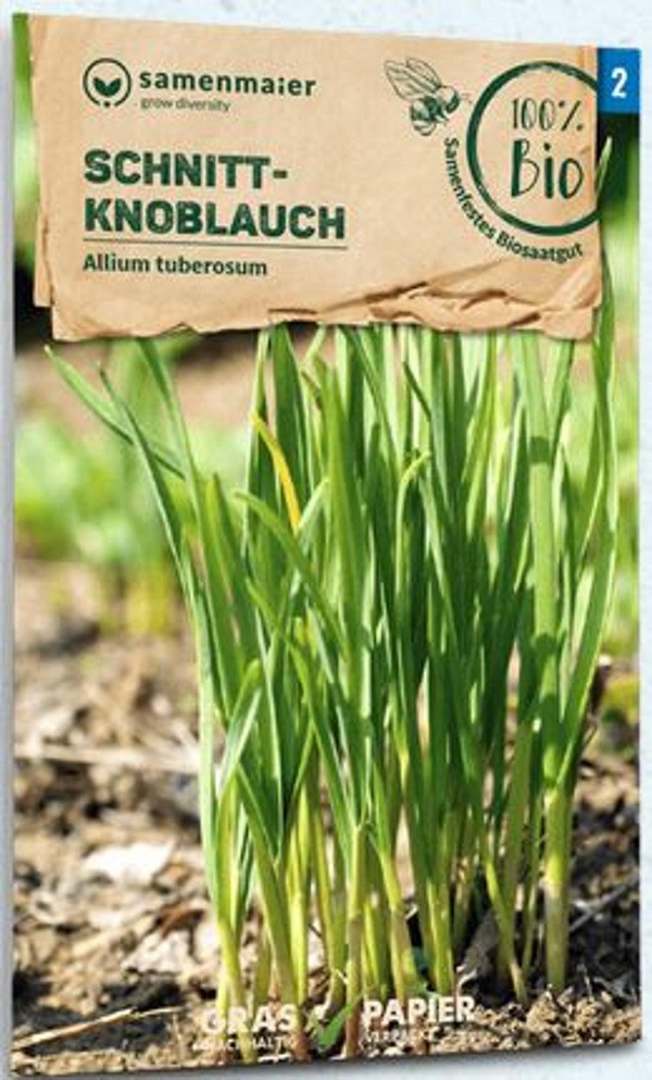 Produktfoto zu Saatgut Schnitt-Knoblauch