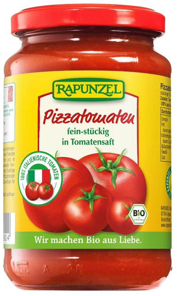 Produktfoto zu Pizzatomaten im Glas