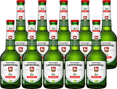 Produktfoto zu Lammsbräu Hell alkoholfrei 10 x 0,33 l