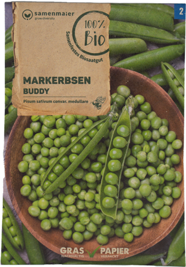 Produktfoto zu Saatgut Markerbsen Buddy
