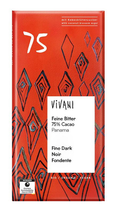 Produktfoto zu Schokolade Feine Bitter 75%