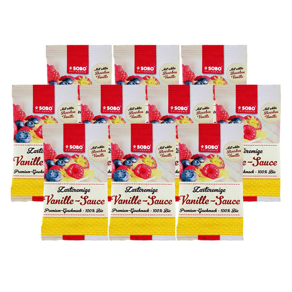 Produktfoto zu Vanille Sauce Pulver 10 x 55 g