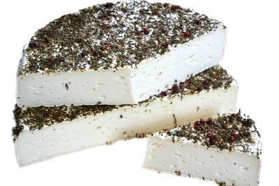 Produktfoto zu Ziegenbrie gewürzt