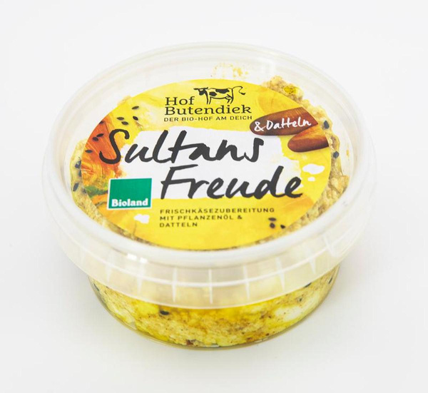 Produktfoto zu Frischkäse Sultans Freude mit Datteln