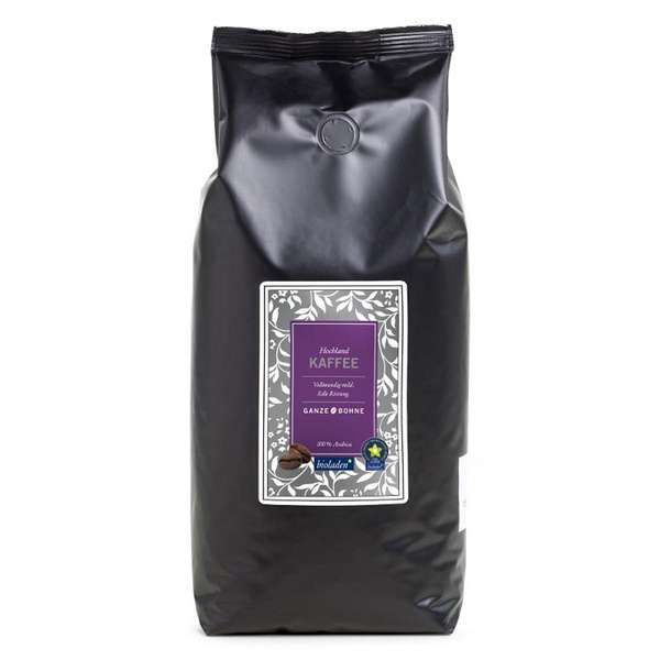 Produktfoto zu Hochlandkaffee ganze Bohne 4 x 1 kg