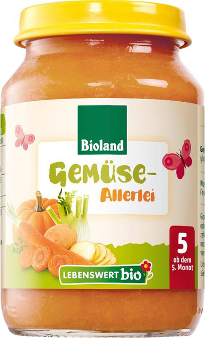 Produktfoto zu Babygläschen Gemüseallerlei