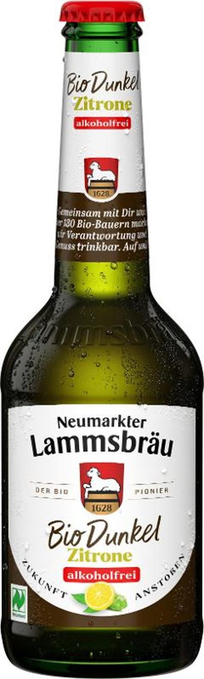 Produktfoto zu Dunkel & Pure Zitrone alkoholfrei 0,33 l