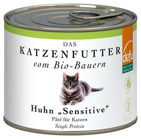 Produktfoto zu Katzenfutter Paté Huhn sensitiv