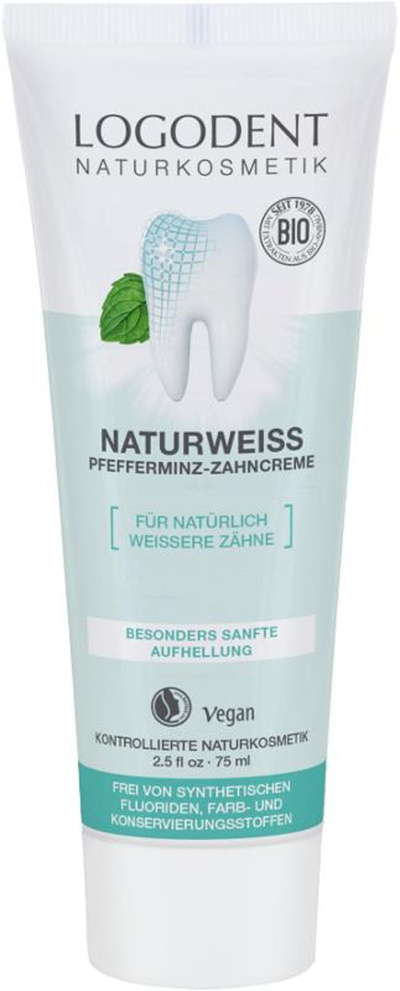 Produktfoto zu Naturweiss Pfefferminz Zahncreme