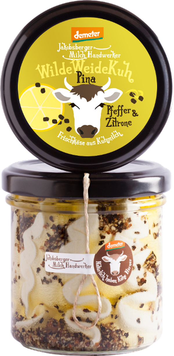 Produktfoto zu Frischkäse Pina Wilde Weide Kuh