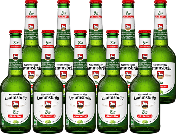 Produktfoto zu Lammsbräu Hell alkoholfrei Kasten