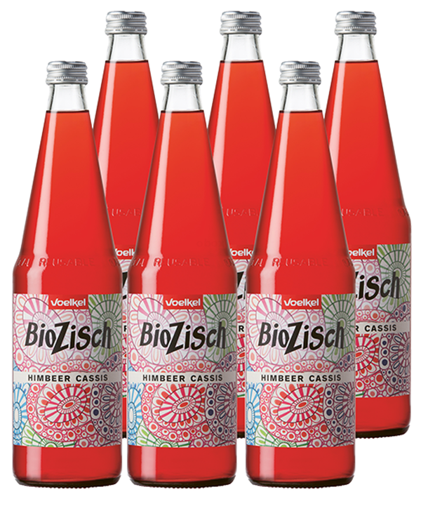 Produktfoto zu BioZisch Himbeer-Cassis Kasten