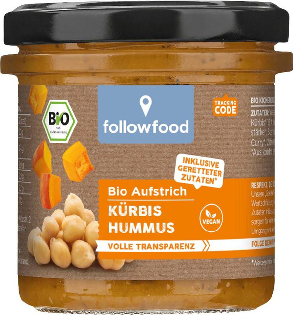 Produktfoto zu Aufstrich Kürbis Hummus
