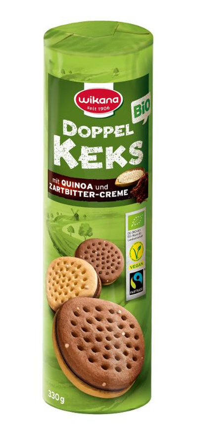 Produktfoto zu Doppelkeks Quinoa Zartbitter