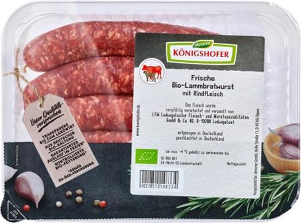 Produktfoto zu Lammbratwurst
