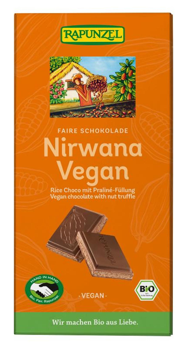 Produktfoto zu Schokolade Nirwana vegan