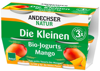 Produktfoto zu Die kleinen Biojoghurts MANGO