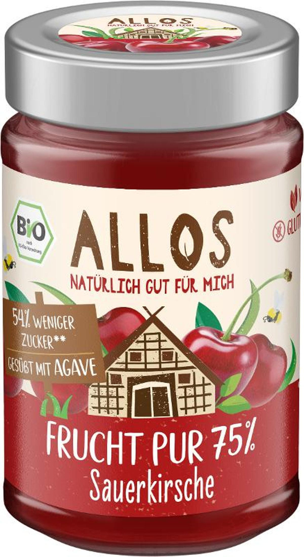 Produktfoto zu Frucht PUR Sauerkirsche