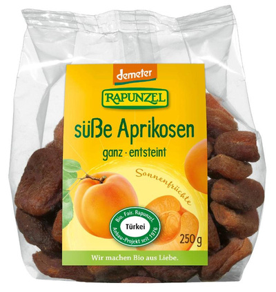 Produktfoto zu Aprikosen ganz süß getrocknet