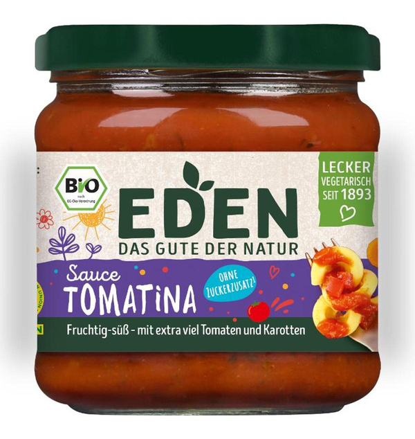 Produktfoto zu TomaTina Kinder-Tomatensauce