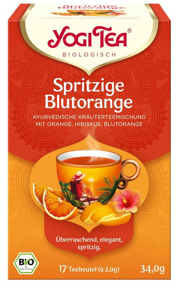 Produktfoto zu spritzige Blutorange Tee