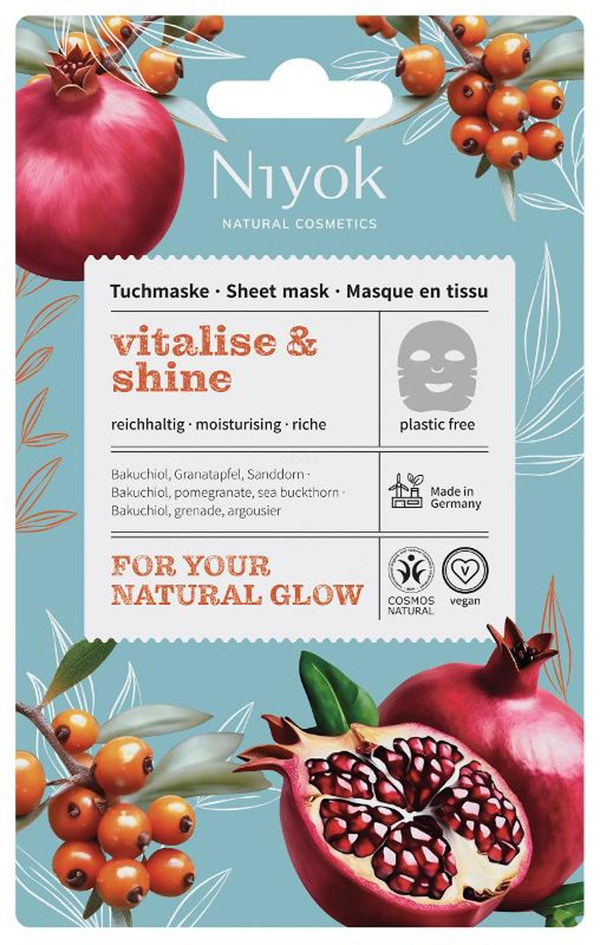 Produktfoto zu Tuchmaske vitalise & shine